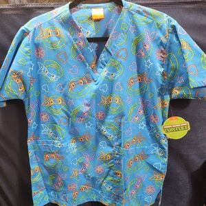 NWT Nickelodeon Ninja Turtles Scrubs